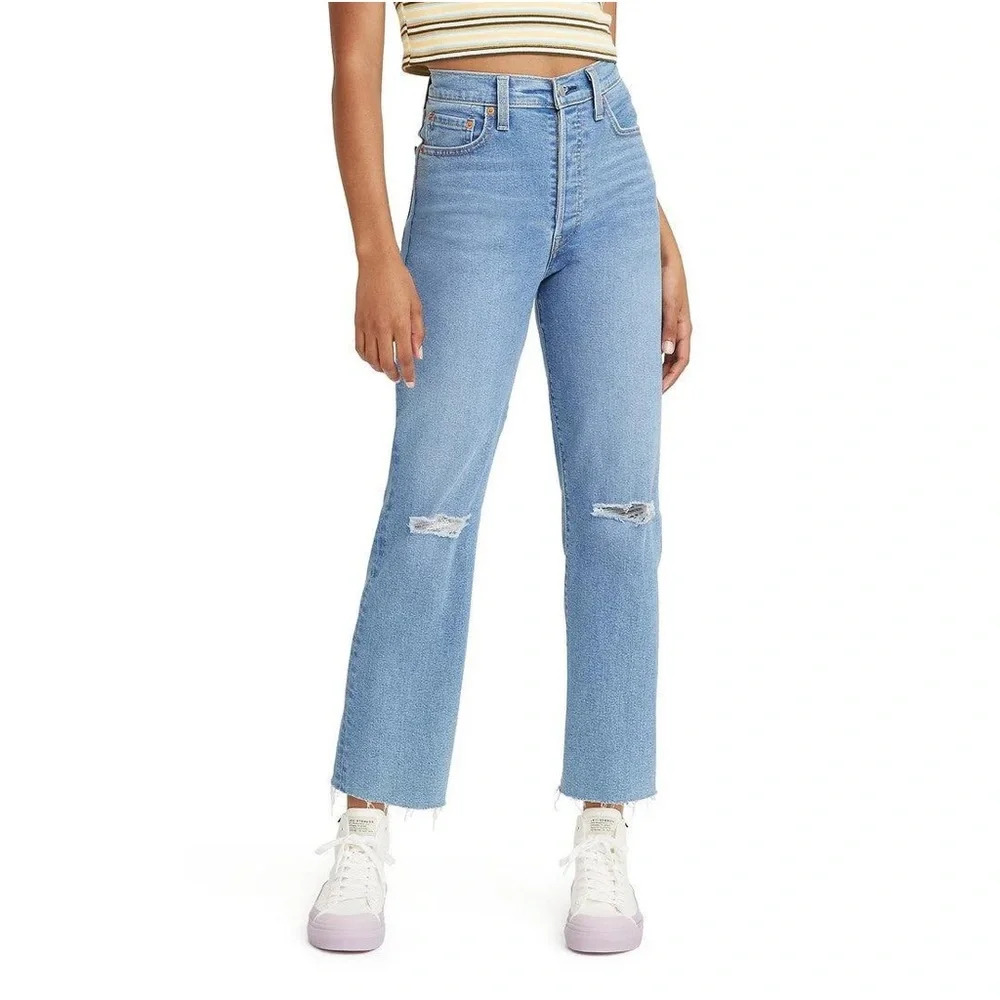 Levi’s Ribcage Straight Ankle Jeans